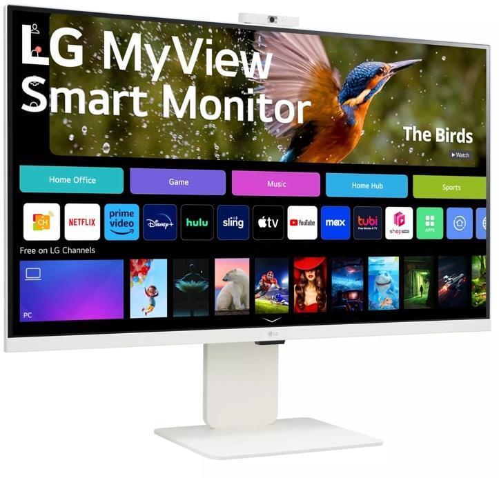 Smart Monitor LG 32" 32SR85U-W IPS 4K 60Hz USB-C (90W) c/Webcam