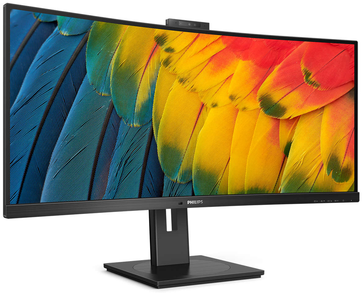 Philips - Monitor Curvo Philips Série 5000 34" 34B1U5600CH VA WQHD 120Hz C/Webcam