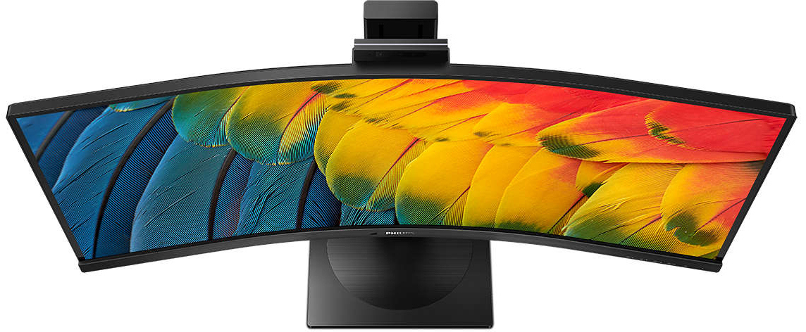 Philips - Monitor Curvo Philips Série 5000 34" 34B1U5600CH VA WQHD 120Hz C/Webcam
