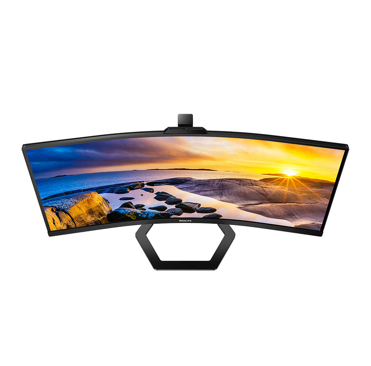 Philips - Monitor Philips 34" 34E1C5600HE VA UWQHD 100Hz 1ms Altavoces integrados + Aj.Altura + Webcam + USB-C ( PD65W )