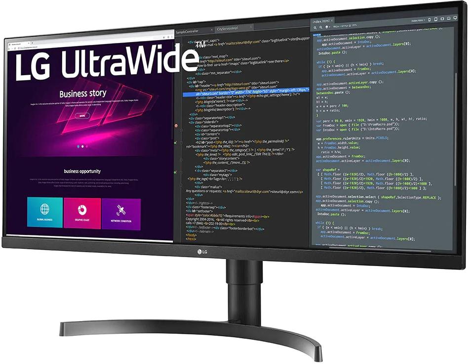 LG - ** B Grade ** Monitor LG UltraWide 34" 34WN750-B IPS QHD 75Hz FreeSync HDR10