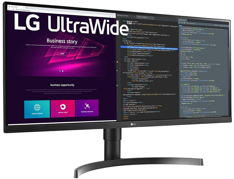 LG - ** B Grade ** Monitor LG UltraWide 34" 34WN750-B IPS QHD 75Hz FreeSync HDR10