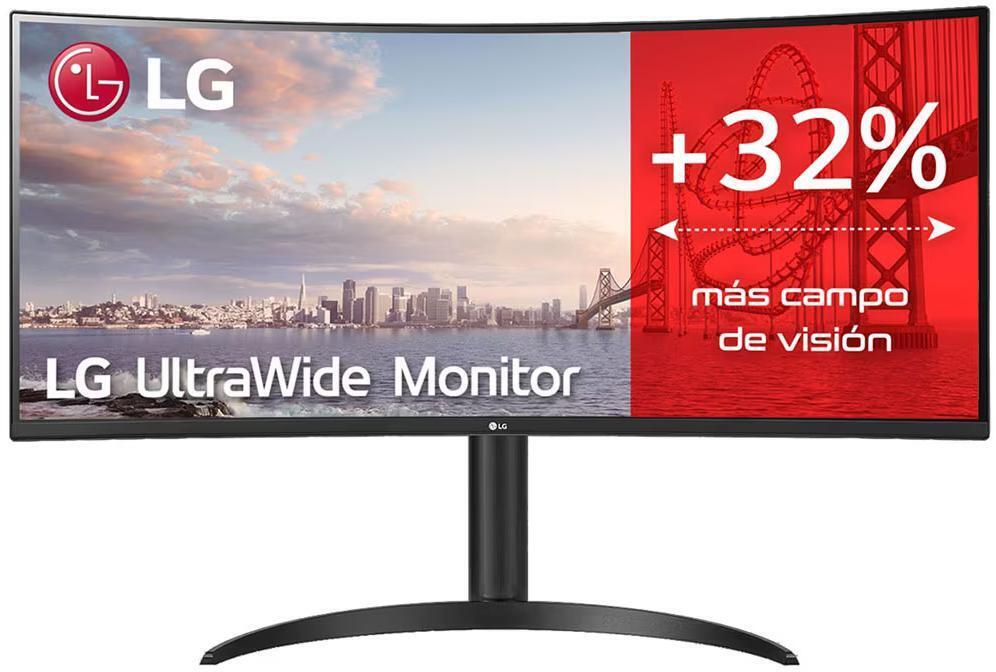 LG - Monitor Curvo LG UltraWide 34" 34WP75CP-B VA UWQHD 160Hz 1ms FreeSync Premium