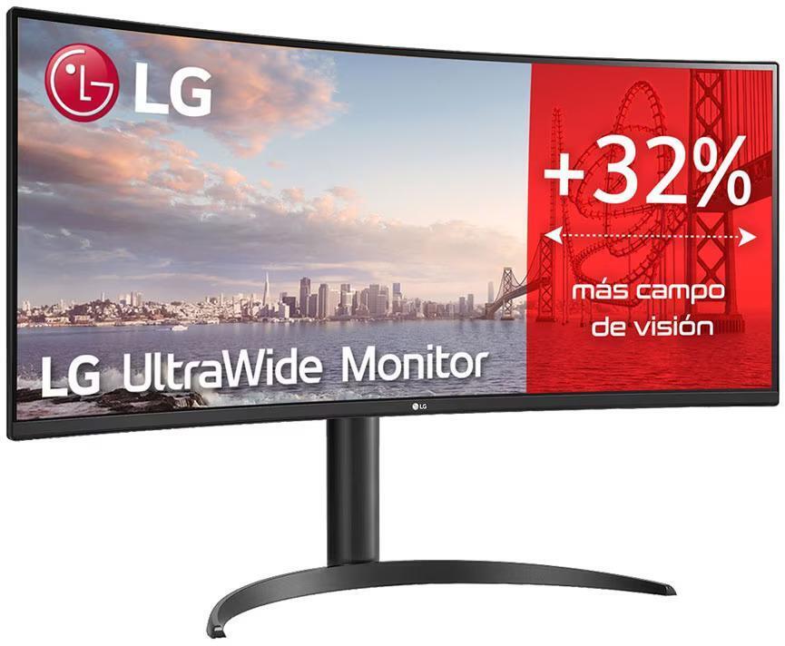 LG - Monitor Curvo LG UltraWide 34" 34WP75CP-B VA UWQHD 160Hz 1ms FreeSync Premium