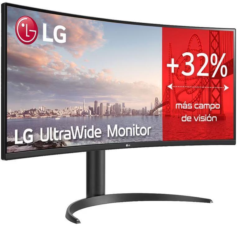 LG - Monitor Curvo LG UltraWide 34" 34WP75CP-B VA UWQHD 160Hz 1ms FreeSync Premium