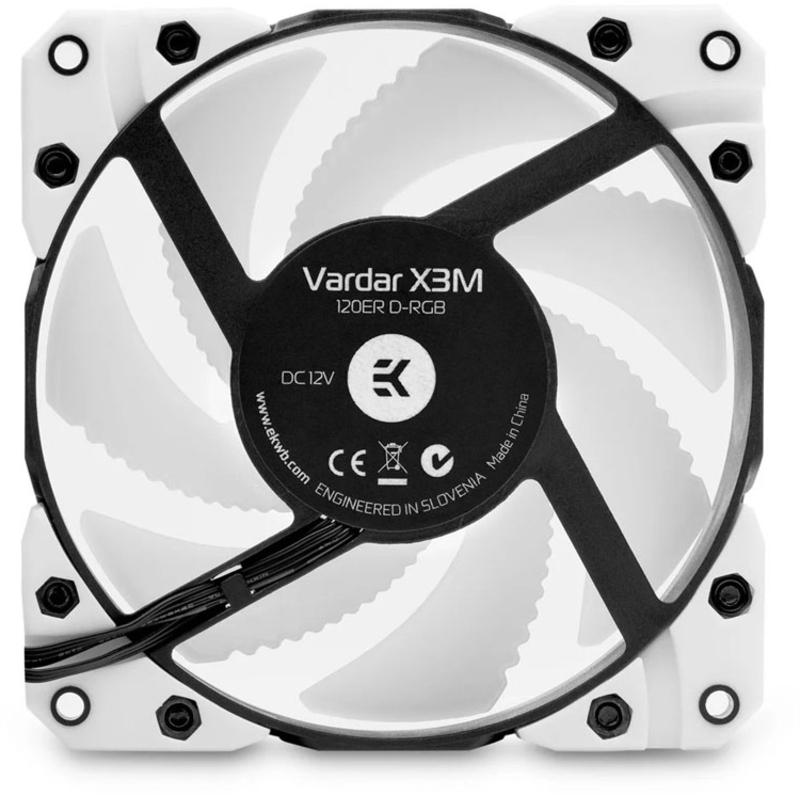 EKWB - Ventilador EKWB Vardar X3M 120ER PWM D-RGB Branco