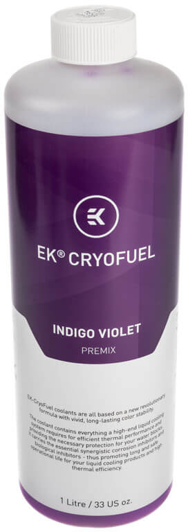 EKWB - Líquido EKWB CryoFuel Premix Indigo Violet 1000ml