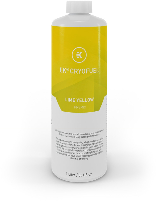 Líquido EKWB CryoFuel Premix Lime Yellow 1000ml