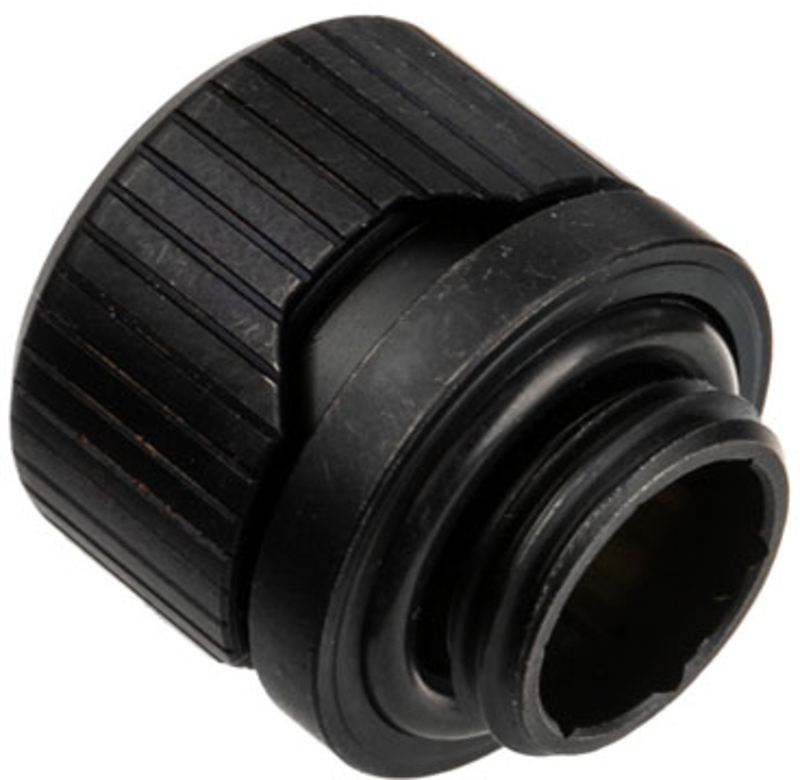 EKWB - Conector EKWB Quantum Torque HDC 12mm Negro (Pack 6)