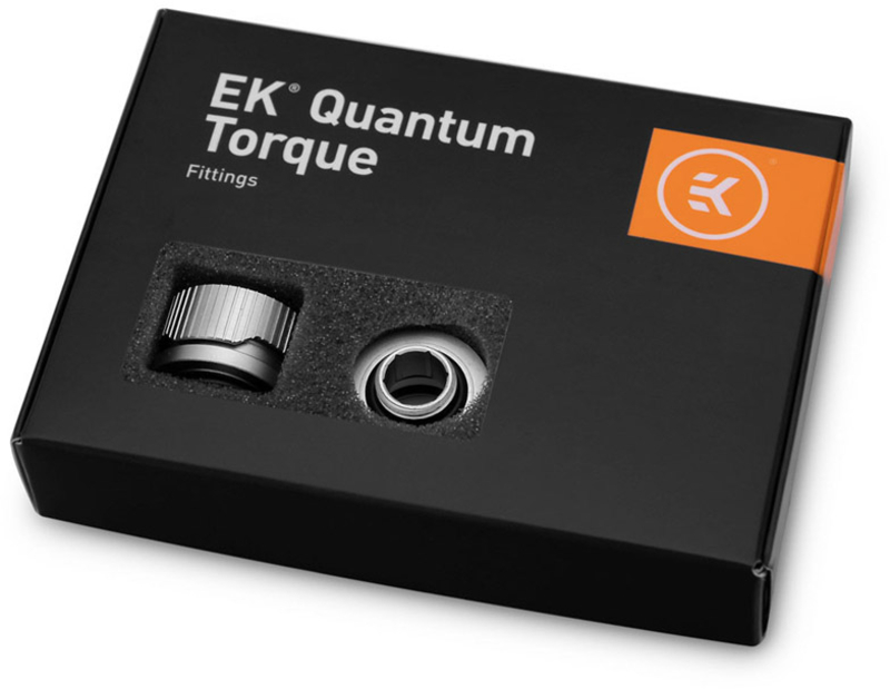EKWB - Conector EKWB Quantum Torque HDC 16mm Titanio (Pack 6)
