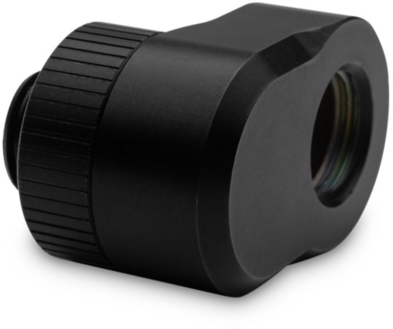 EKWB - Conector Rotativo EKWB Quantum Torque Desplazamiento 14mm G1/4 Negro