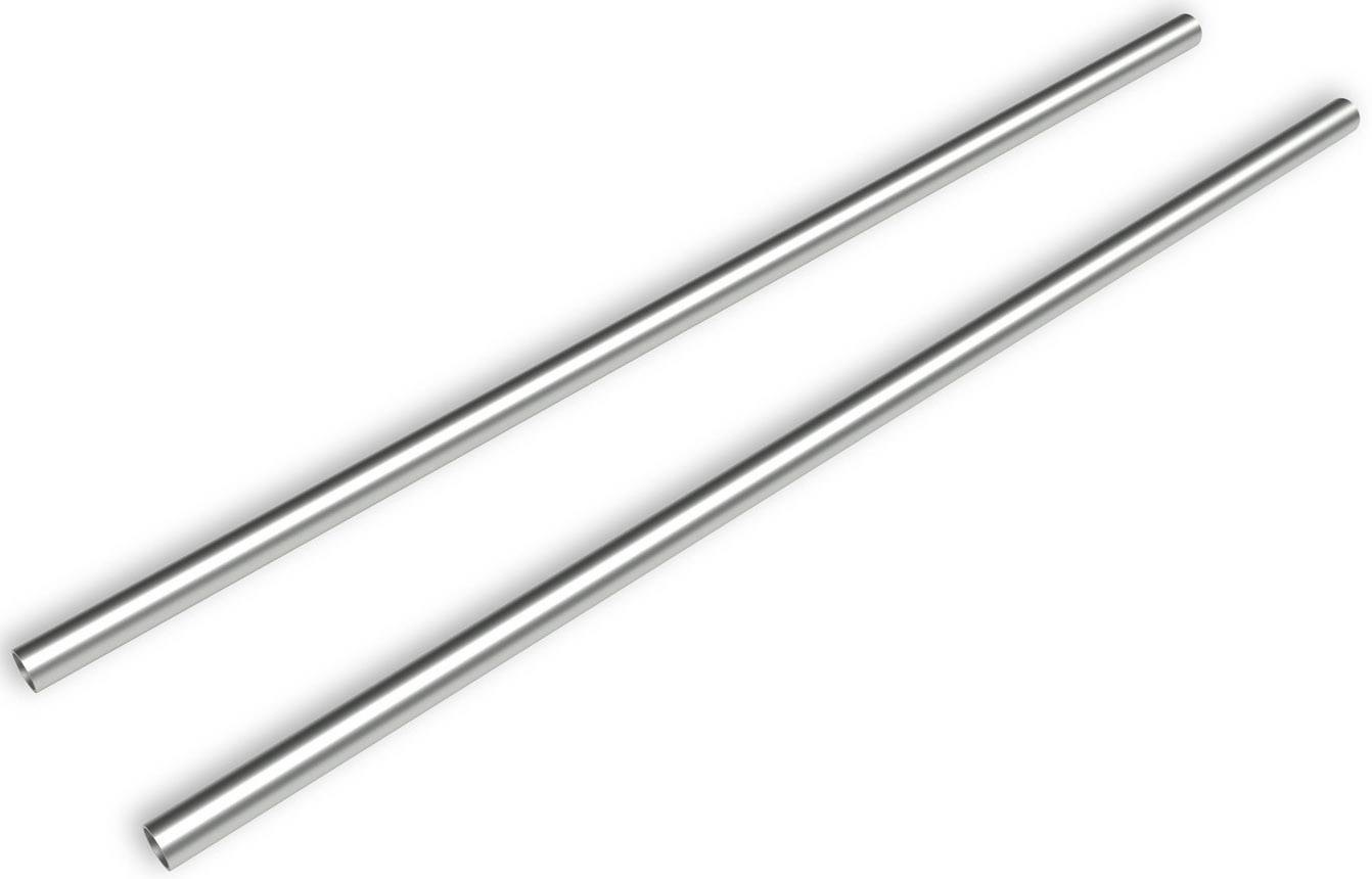 EKWB - Tubo Rígido EKWB Loop Metal 14mm 50cm Titanio Acetinado (Pack 2)