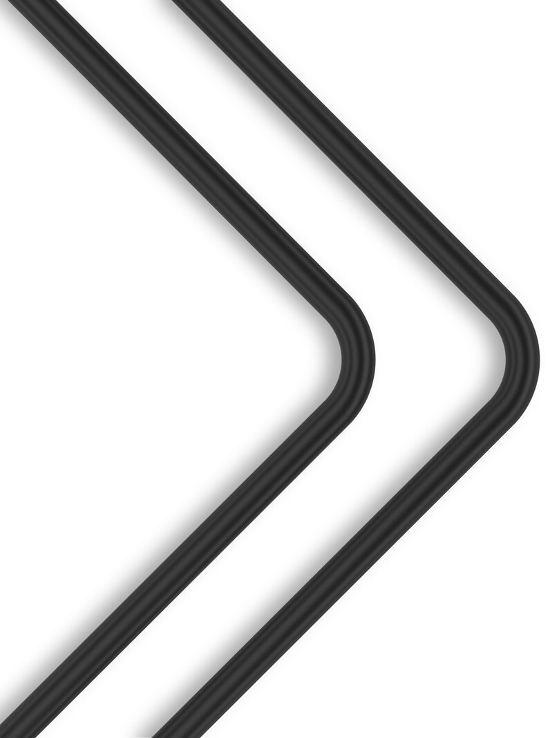 EKWB - Tubo Rígido EKWB Loop Metal Pre-Doblado 90º 12mm 80cm Negro (Pack 2)