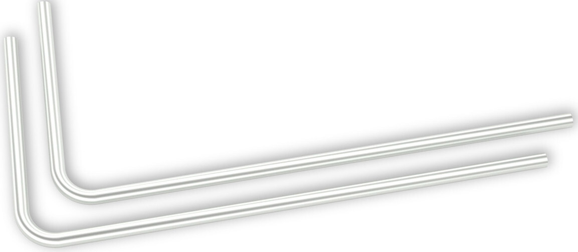 EKWB - Tubo Rígido EKWB Loop Metal Pre-Doblado 90º 16mm 80cm Titanio Acetinado (Pack 2)