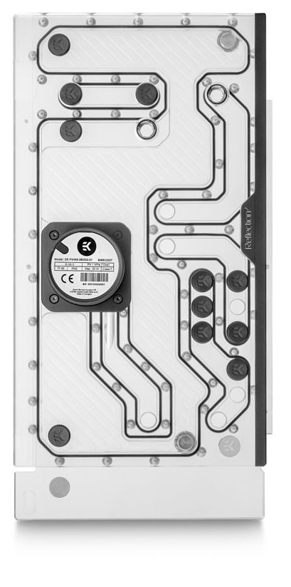 EKWB - Placa Distro + Bomba EKWB Quantum Reflection2 PC-011D EVO D5 PWM D-RGB Acrílico