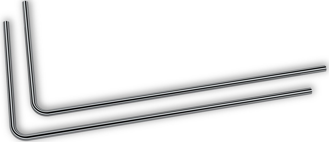 Tubo Rígido EKWB Loop Metal Pre-Doblado 90º 12mm 80cm Níquel Negro (Pack 2)