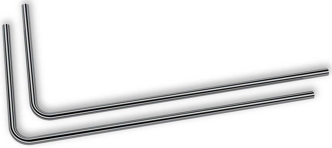 EKWB - Tubo Rígido EKWB Loop Metal Pre-Doblado 90º 14mm 80cm Níquel Negro (Pack 2)