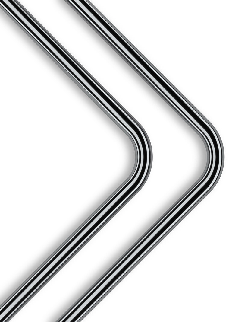 EKWB - Tubo Rígido EKWB Loop Metal Pre-Doblado 90º 14mm 80cm Níquel Negro (Pack 2)