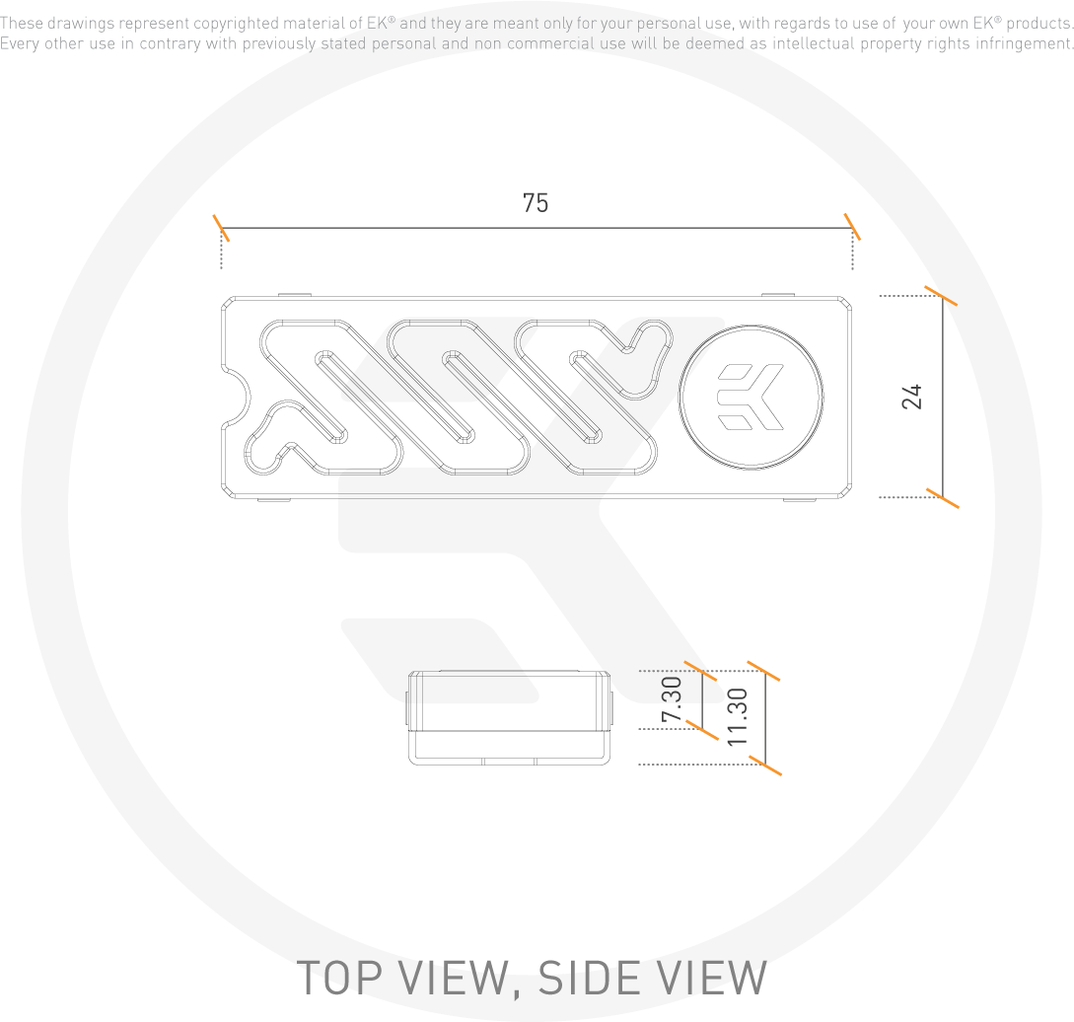 EKWB - Refrigerador EKWB Quantum Convection M.2 NVMe Níquel para discos