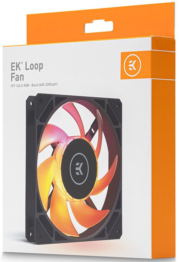 EKWB - Ventilador EKWB Loop Fan FPT 140 D-RGB (600-2200rpm) Negro