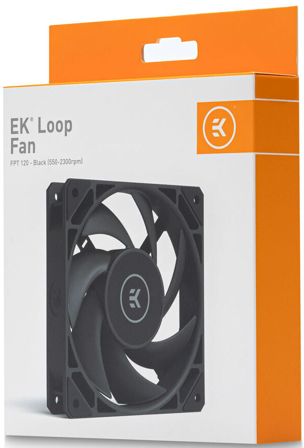 EKWB - Ventilador EKWB Loop Fan FPT 120 (550-2300rpm) Negro