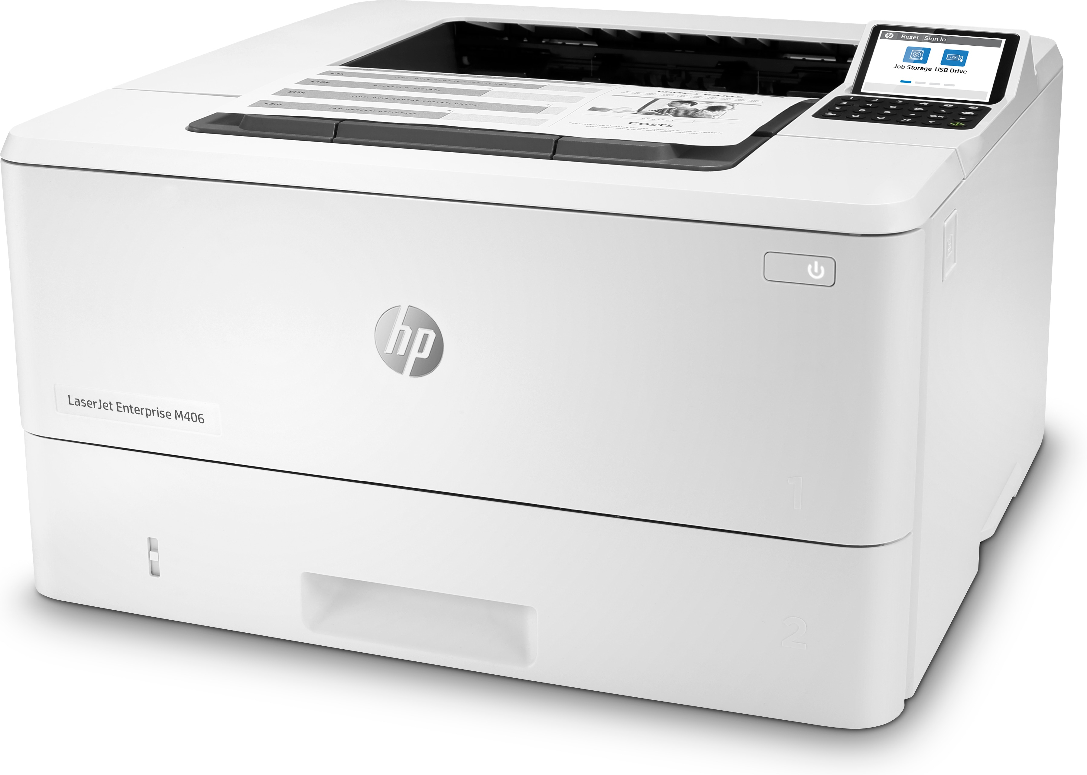  - Impresora Láser HP LaserJet Enterprise M406dn