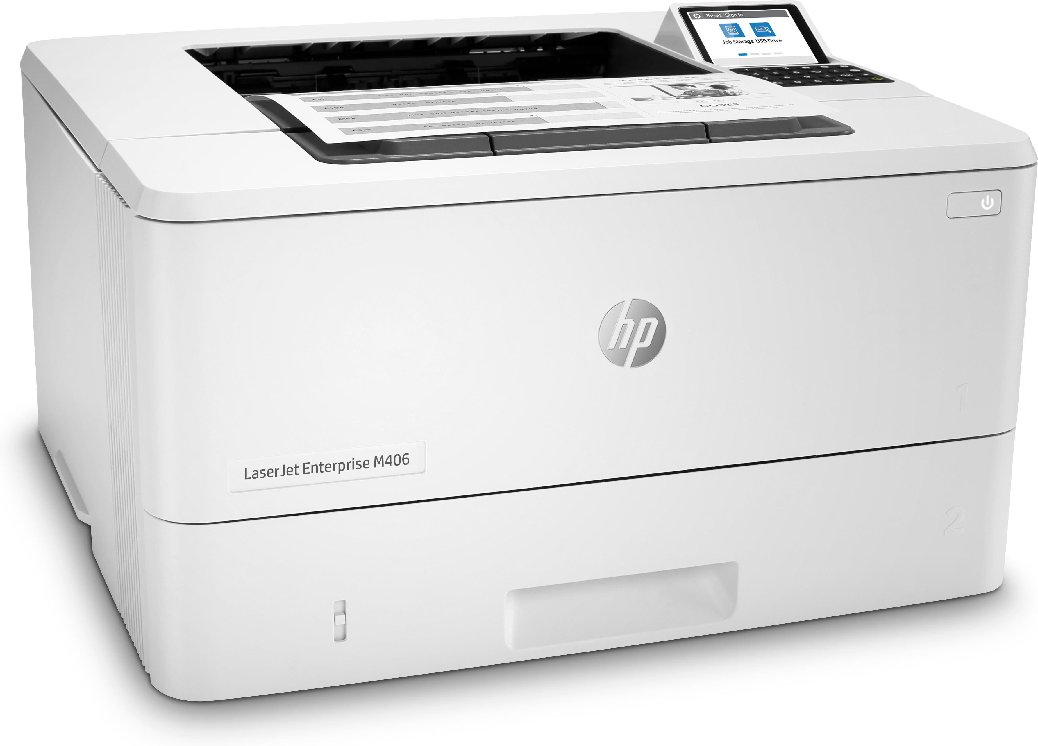  - Impresora Láser HP LaserJet Enterprise M406dn