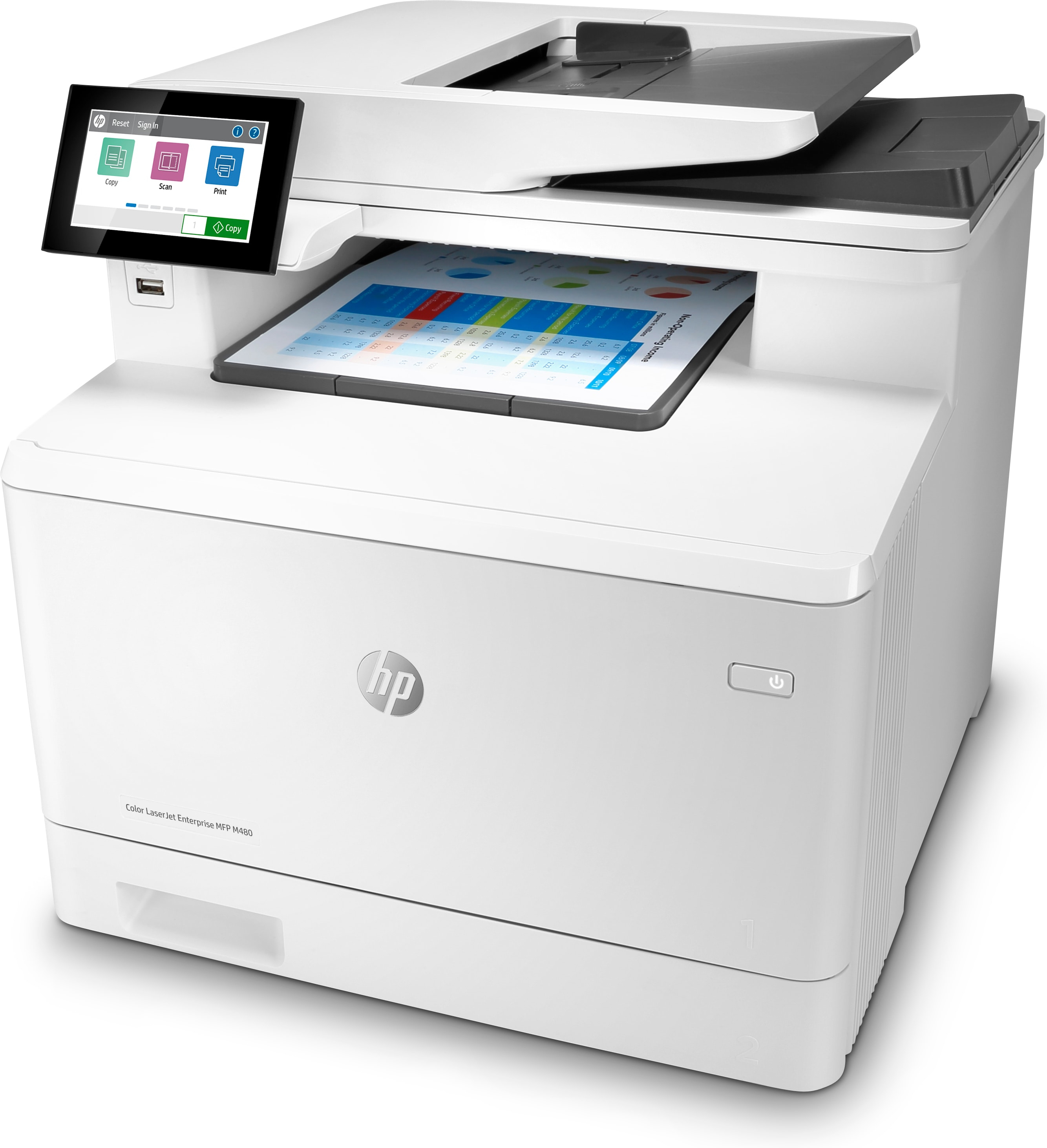 - Impresora Multifunción Láser HP Color LaserJet Enterprise MFP M480f Picture of - Impresora Multifunción Láser HP Color LaserJet Enterprise MFP M480f