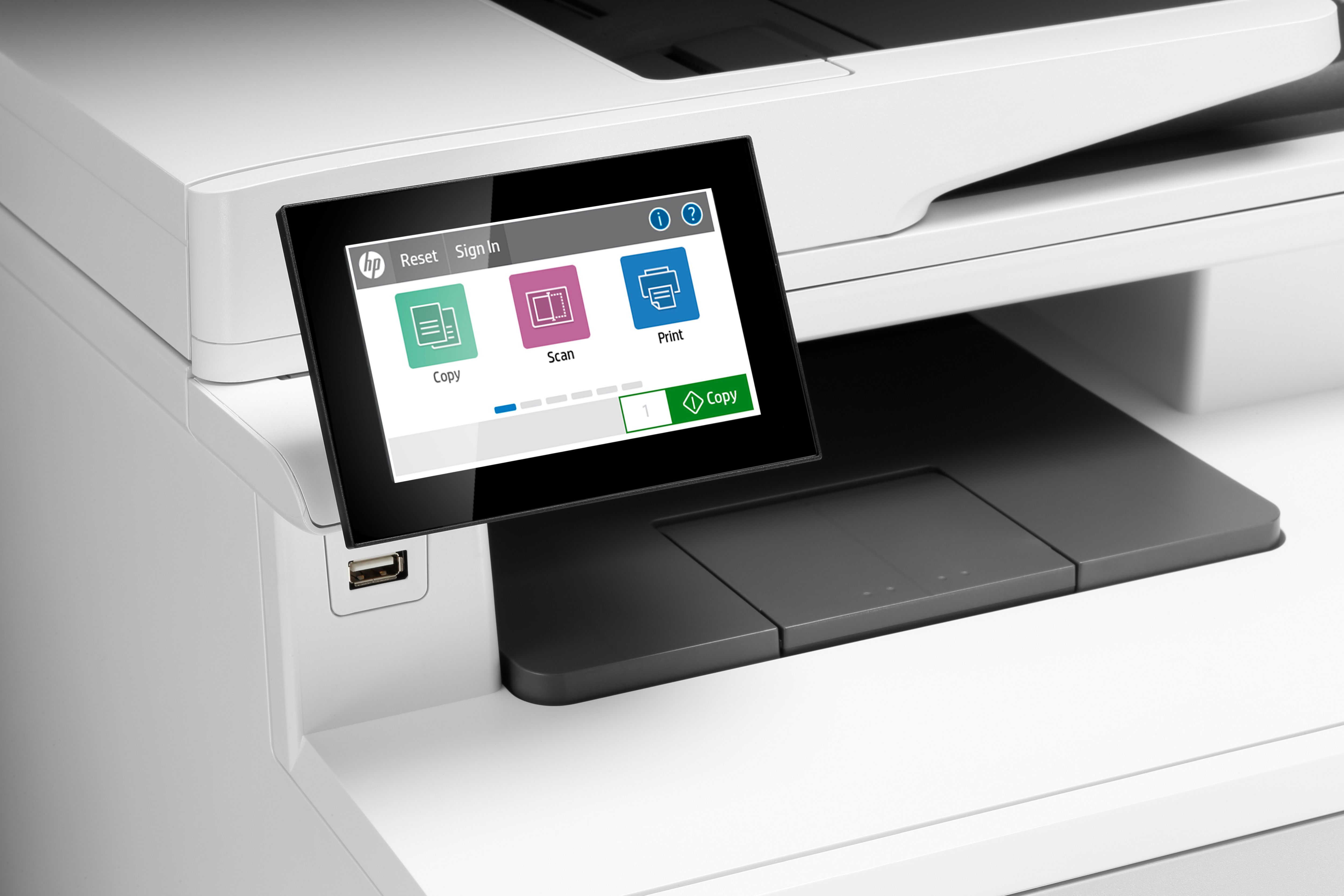 HP - Impressora Multifunções Laser HP Color LaserJet Enterprise MFP M480f