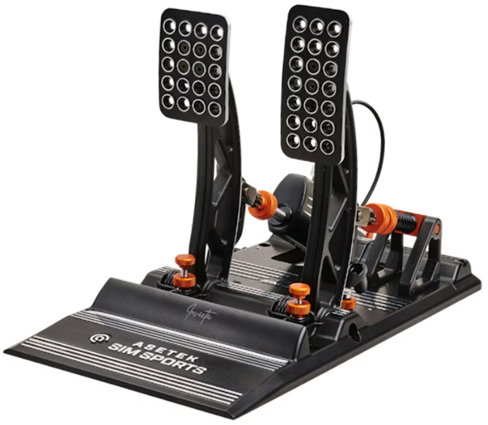 Asetek SimSports Invicta Sim Racing Gas- und Bremspedal