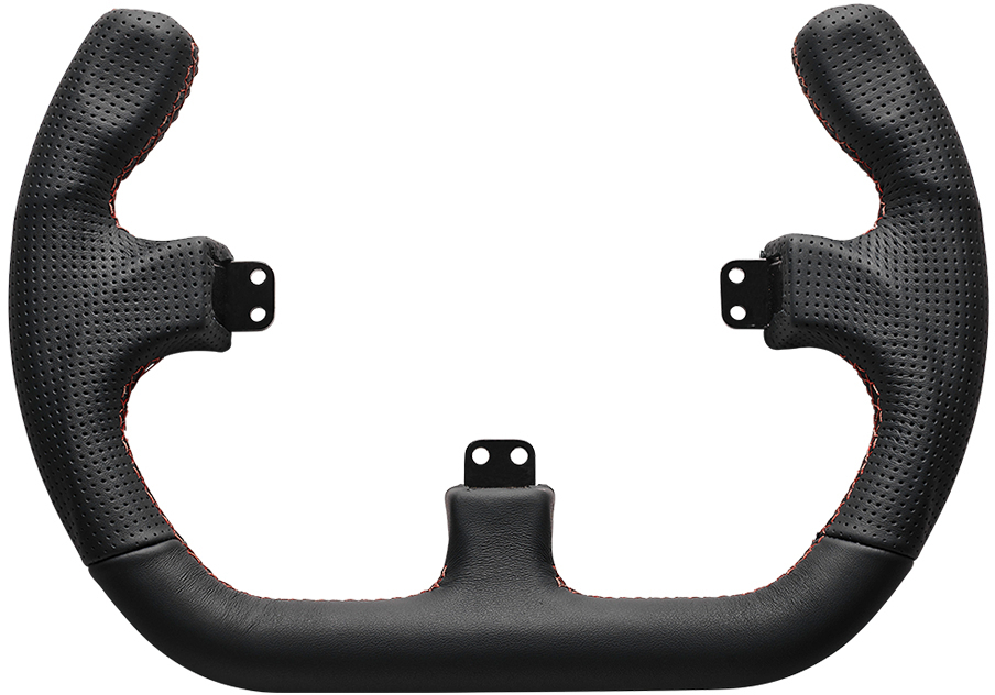 Asetek SimSports GT Rim - Open D, Leder