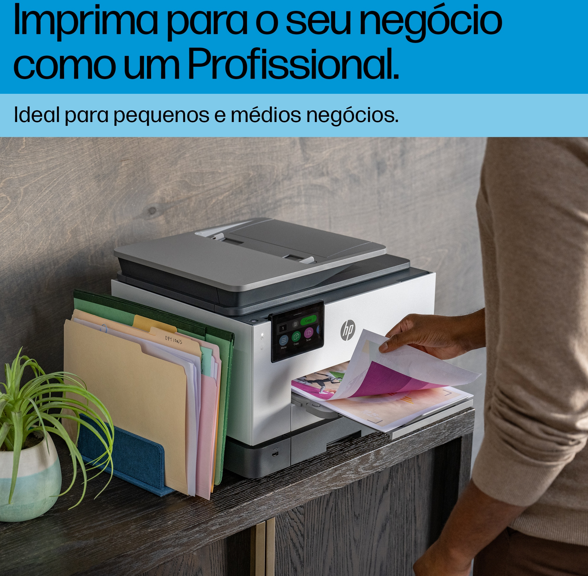 HP - Impressora Multifunções a Jato de Tinta HP OfficeJet Pro 9132e All-in-One WiFi