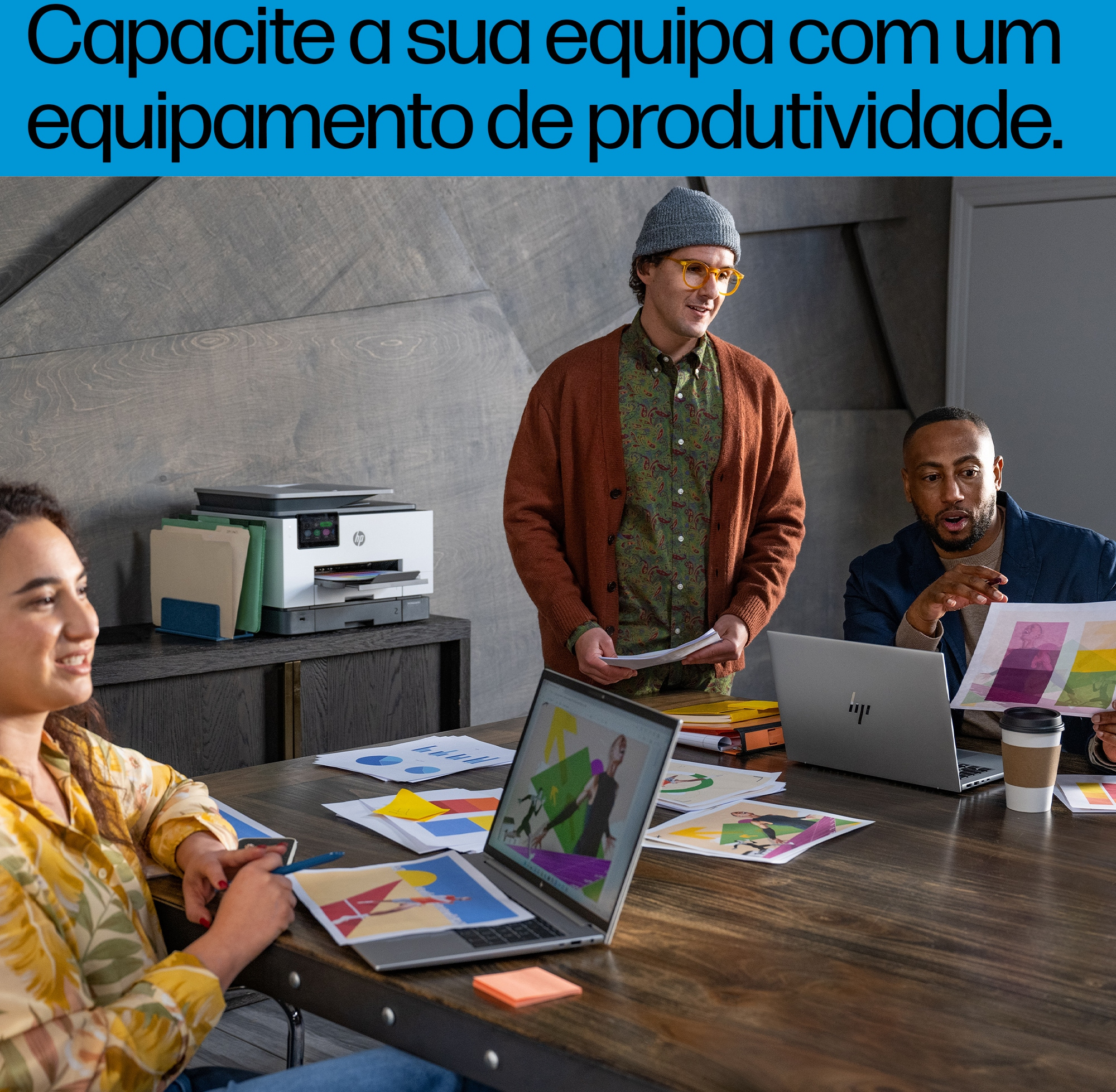 HP - Impressora Multifunções a Jato de Tinta HP OfficeJet Pro 9132e All-in-One WiFi