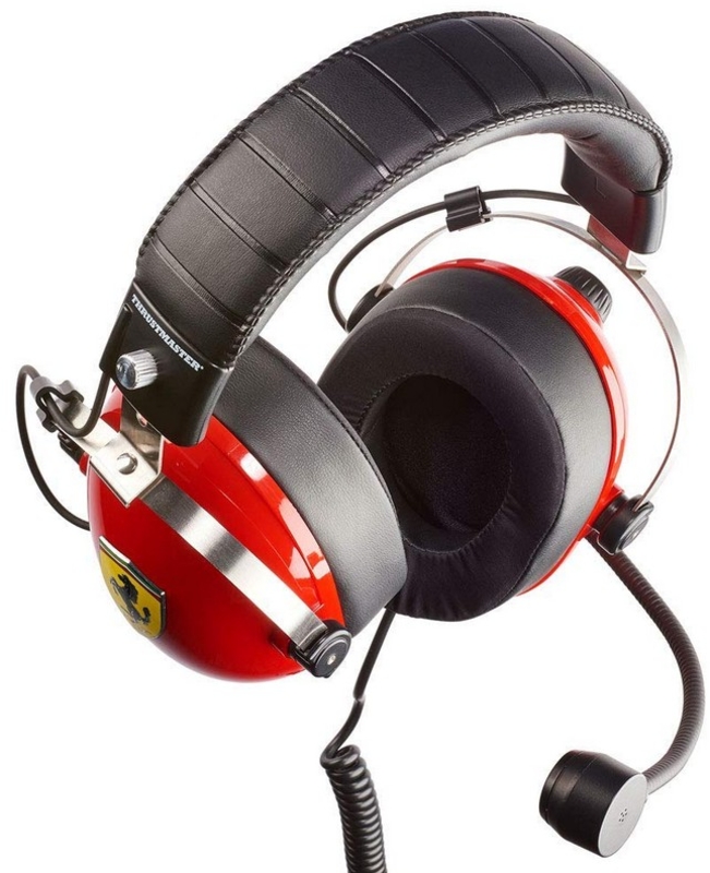 Thrustmaster - Auriculares Thrustmaster T.Racing Scuria Ferrari Edition