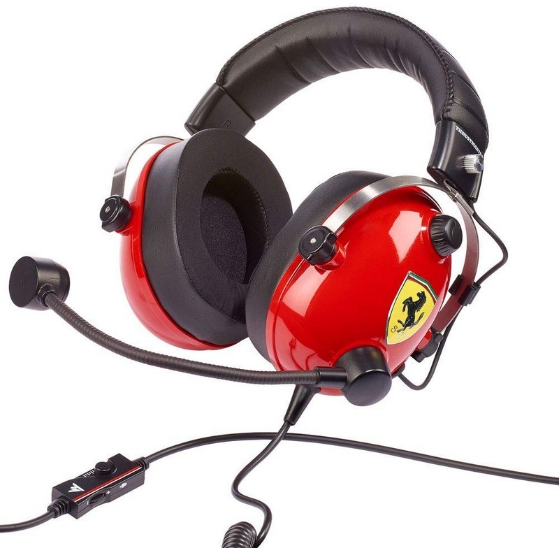 Thrustmaster - Auriculares Thrustmaster T.Racing Scuria Ferrari Edition