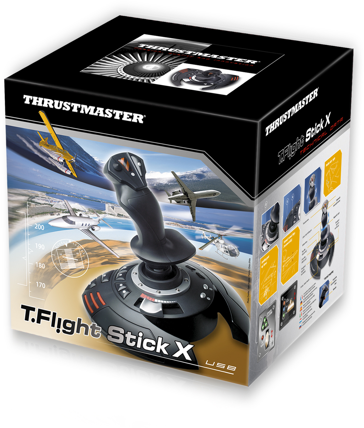 Thrustmaster - Joystick Thrustmaster T.Flight Stick X USB - PS3 / PC
