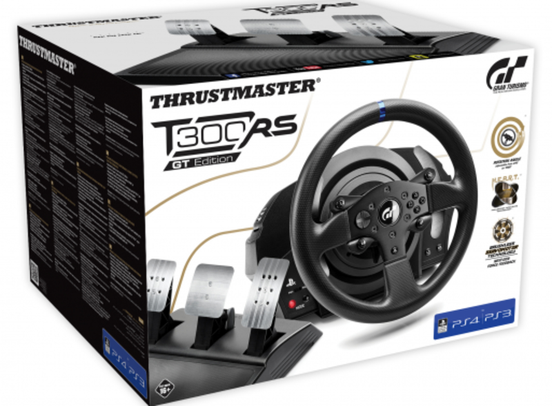 Thrustmaster - Volante + Pedales Thrustmaster T300 RS GT Edition - PS5 / PS4 / PS3 / PC