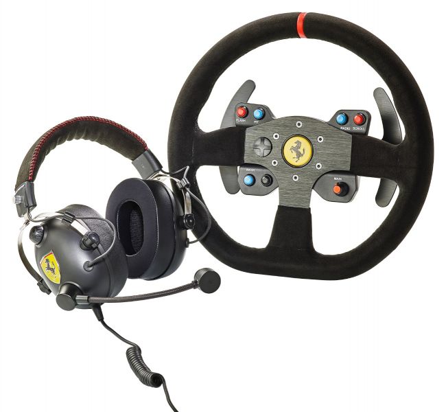 Thrustmaster - Volante + Auriculares Thrustmaster Race Kit Ferrari 599XX EVO Edition