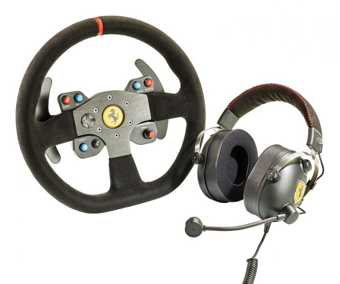 Thrustmaster - Volante + Auriculares Thrustmaster Race Kit Ferrari 599XX EVO Edition