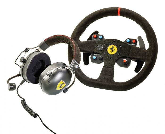 Thrustmaster - Volante + Auriculares Thrustmaster Race Kit Ferrari 599XX EVO Edition