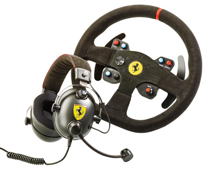 Thrustmaster - Volante + Auriculares Thrustmaster Race Kit Ferrari 599XX EVO Edition