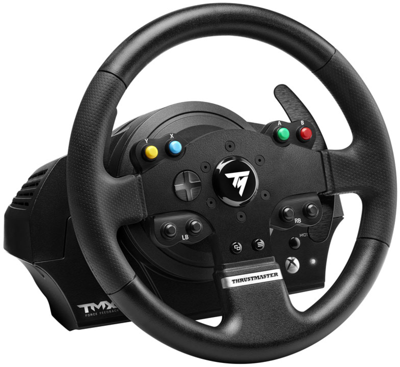 Thrustmaster - Volante + Pedales Thrustmaster TMX Force Feedback Leather - Xbox ONE / PC