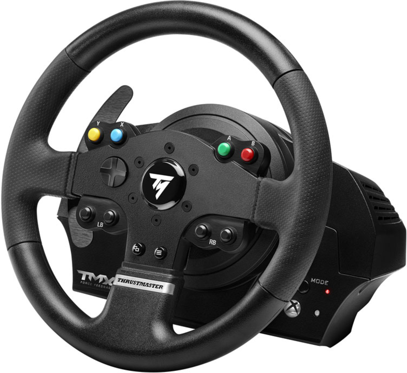 Thrustmaster - Volante + Pedales Thrustmaster TMX Force Feedback Leather - Xbox ONE / PC