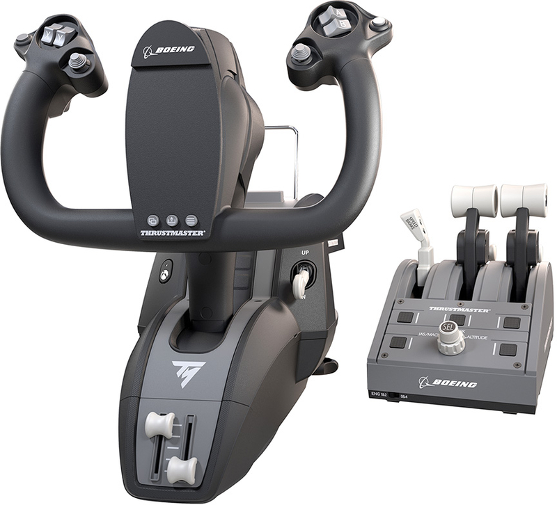 Thrustmaster - Manche + Quadrante Yoke Pack Thrustmaster TCA Boeing Edition - PC