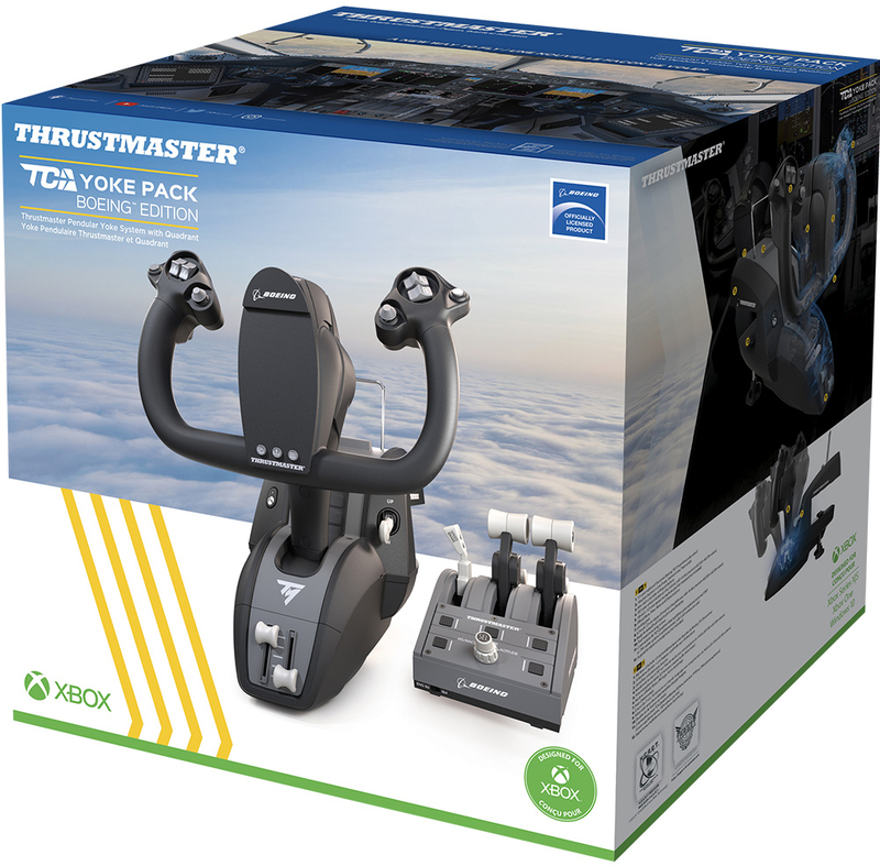 Thrustmaster - Manche + Quadrante Yoke Pack Thrustmaster TCA Boeing Edition - PC