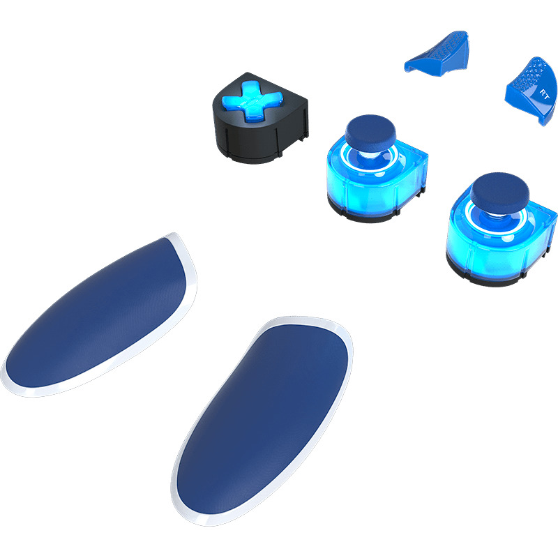 Thrustmaster - Pack de Módulos Adicionales para Gamepad Thrustmaster eSwap X LED Azul Crystal