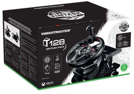 Thrustmaster - Volante + Pedais Thrustmaster T128 SimTask Pack Farming / Trucking Xbox / PC