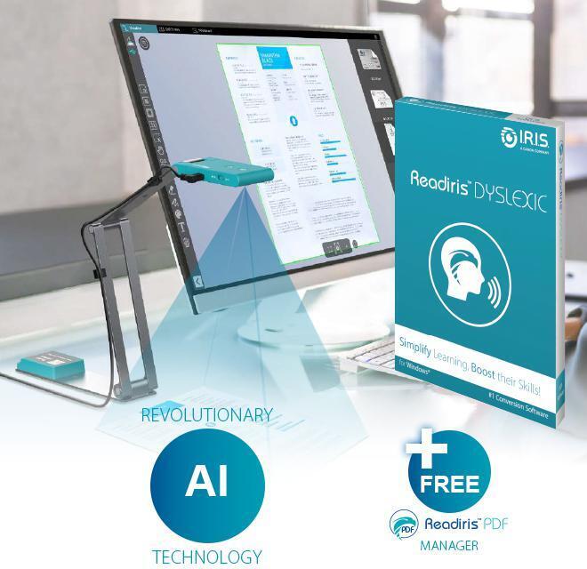  - Scanner de Mesa IRIS IRIScan Visualizer 7 Dyslexic