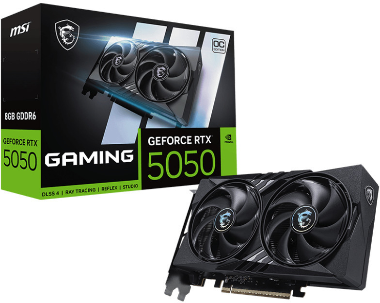 Picture of Picture of Tarjeta Gráfica MSI GeForce® RTX 5050 GAMING OC 8GB GDDR6 DLSS4