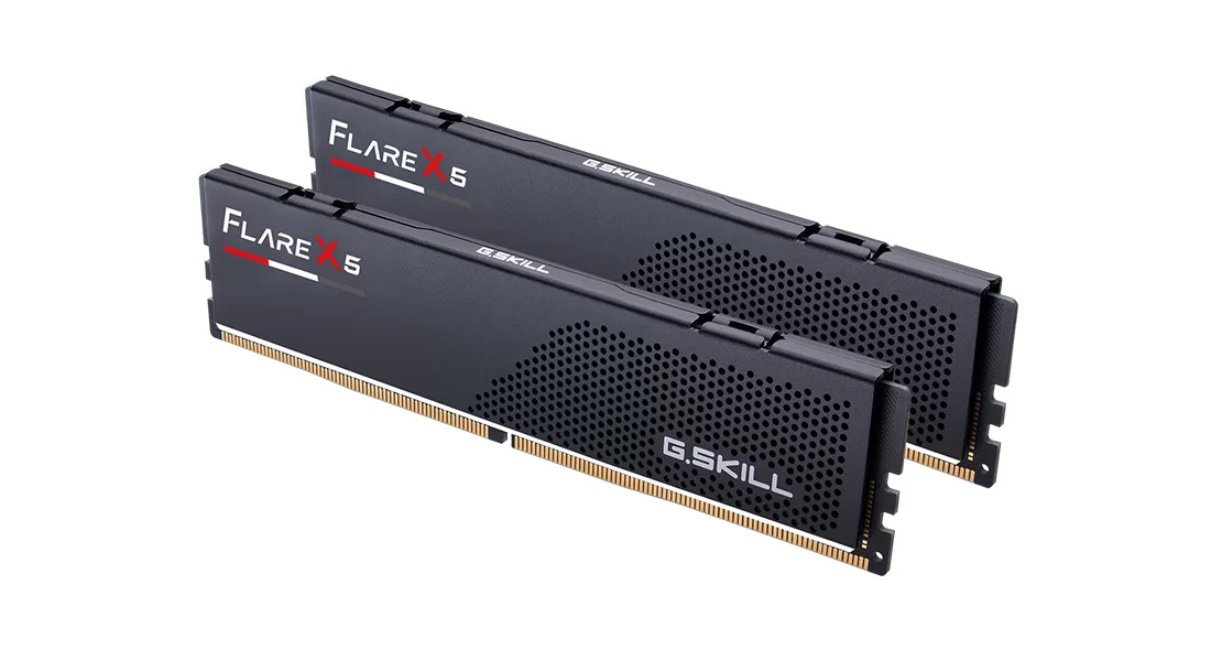 G.Skill - G.Skill Kit 64GB (2 x 32GB) DDR5 5200MHz Flare X5 EXPO CL36 Black - F5-5200J3636D32GX2-FX5